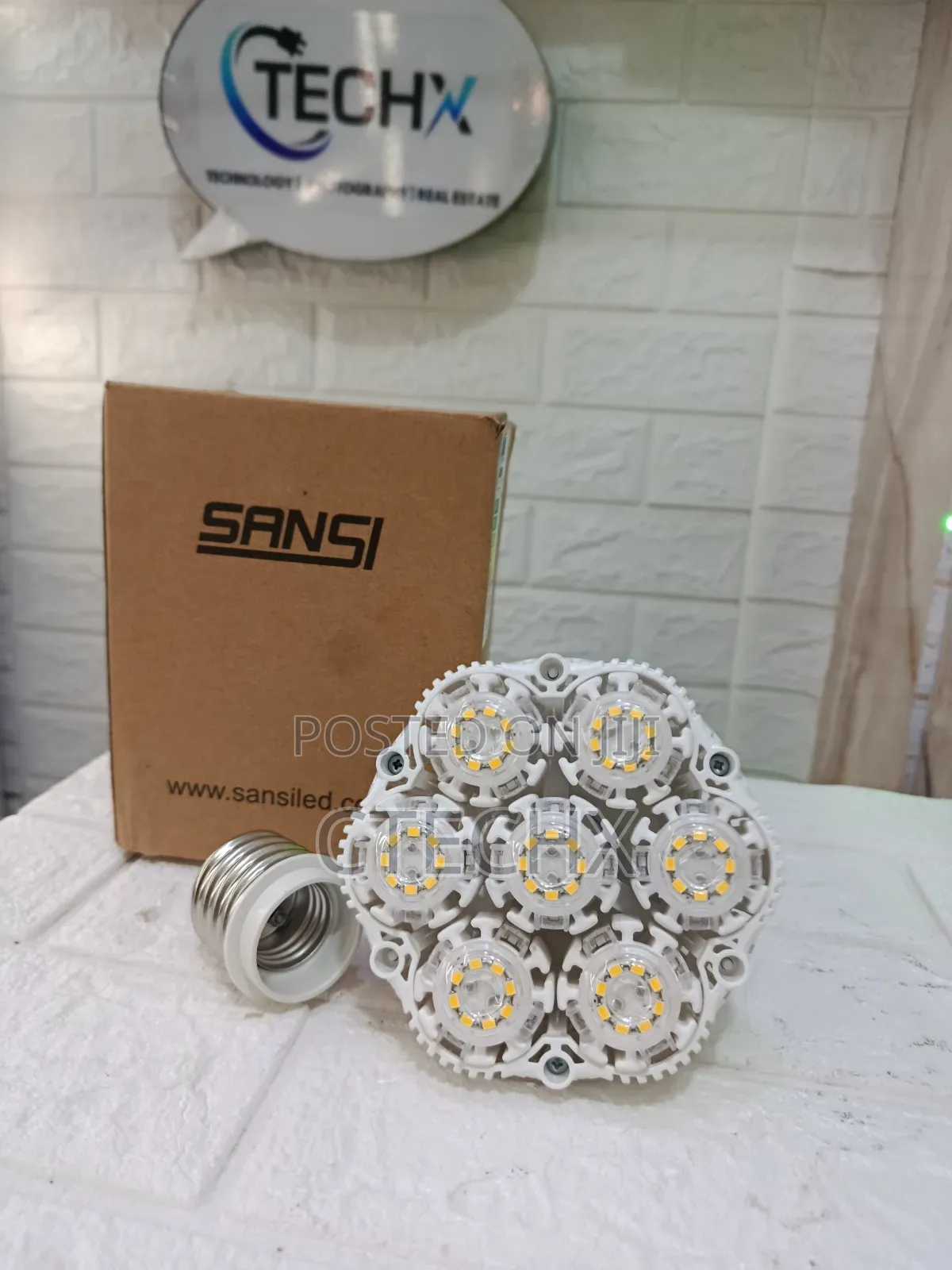 Sansi 40w Super Bright Led Light Screw Bulb E27/E40 5000 Lumen.