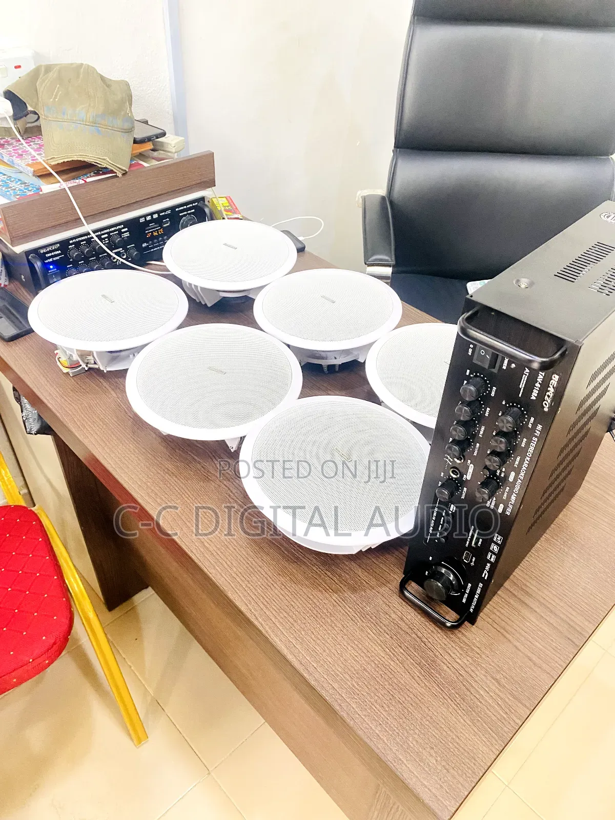 6 in 1 Ceiling Speaker Set-Up