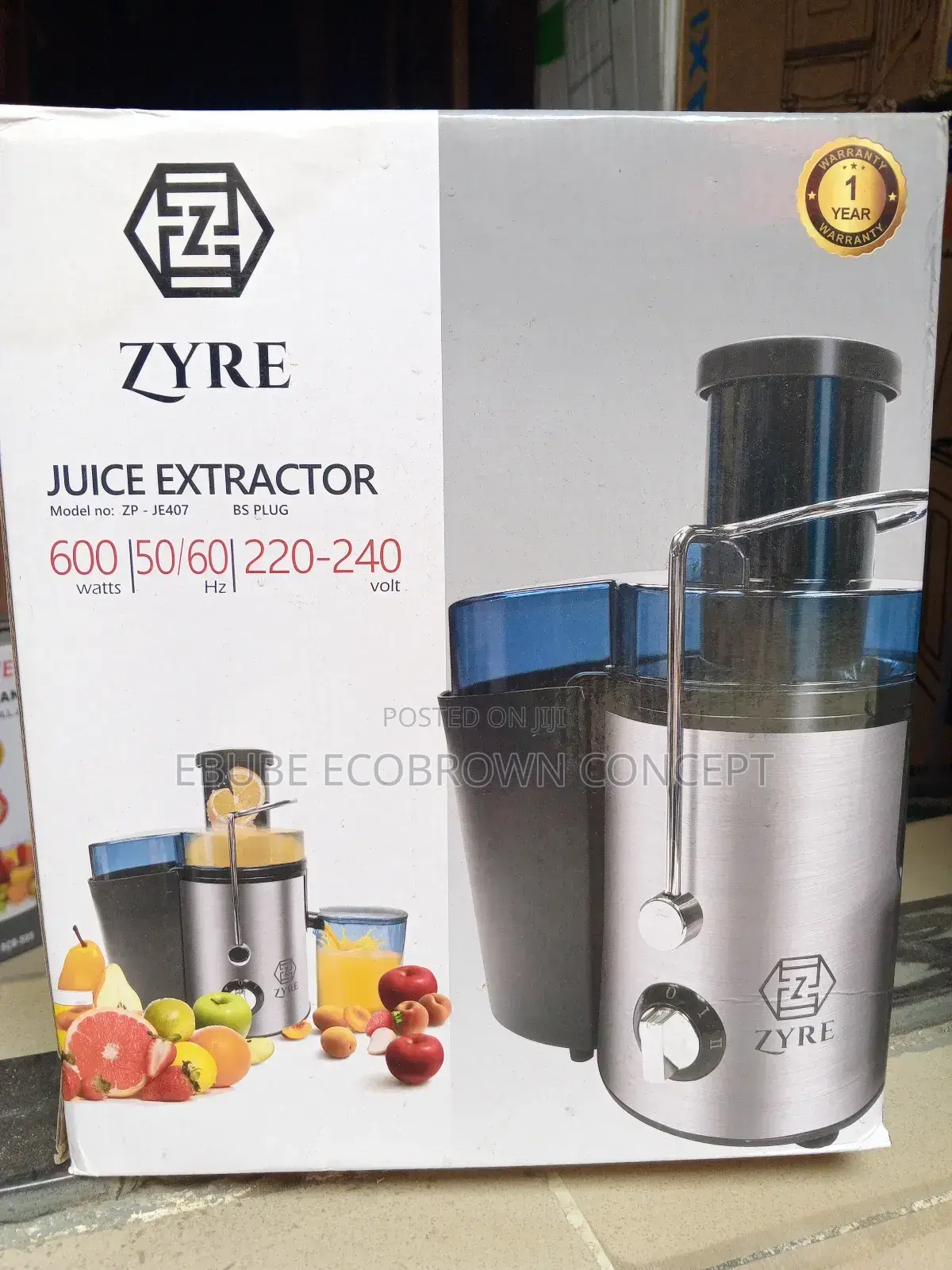 Zyre Slow Fruit Juicer Machine