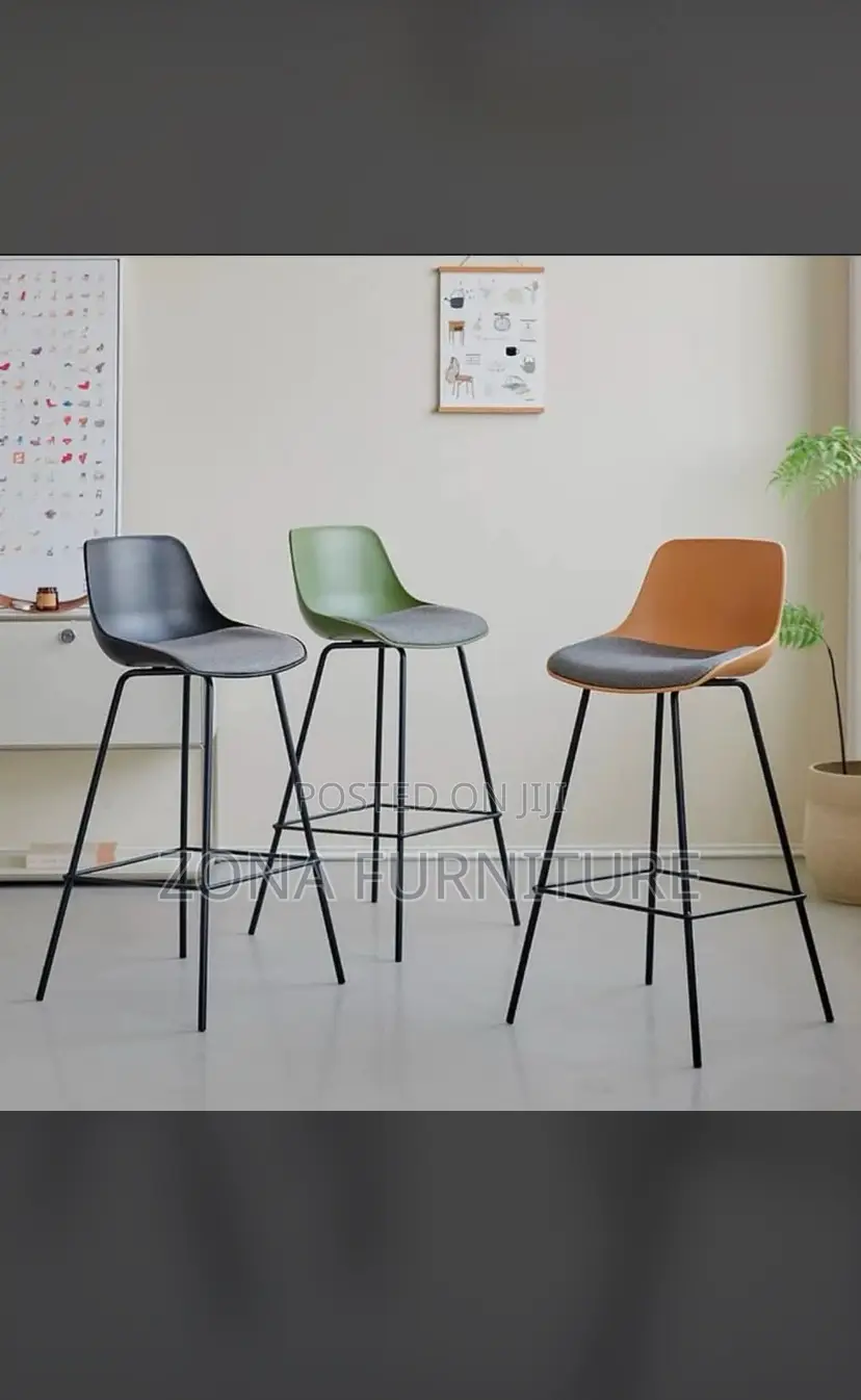 Imported Luxury Durable High Bar Stool, Restaurant Kitchen Bar Stool
