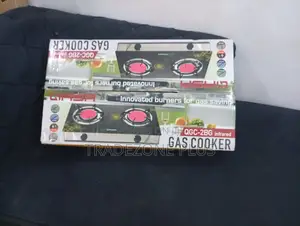 Qasa Cooker With Double Tube Burners