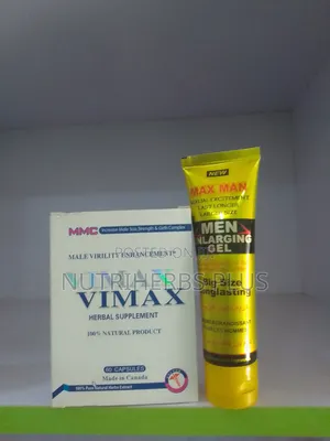 Vimax Capsules+ Maxman Enlarging Gel: For Increased Penis Size