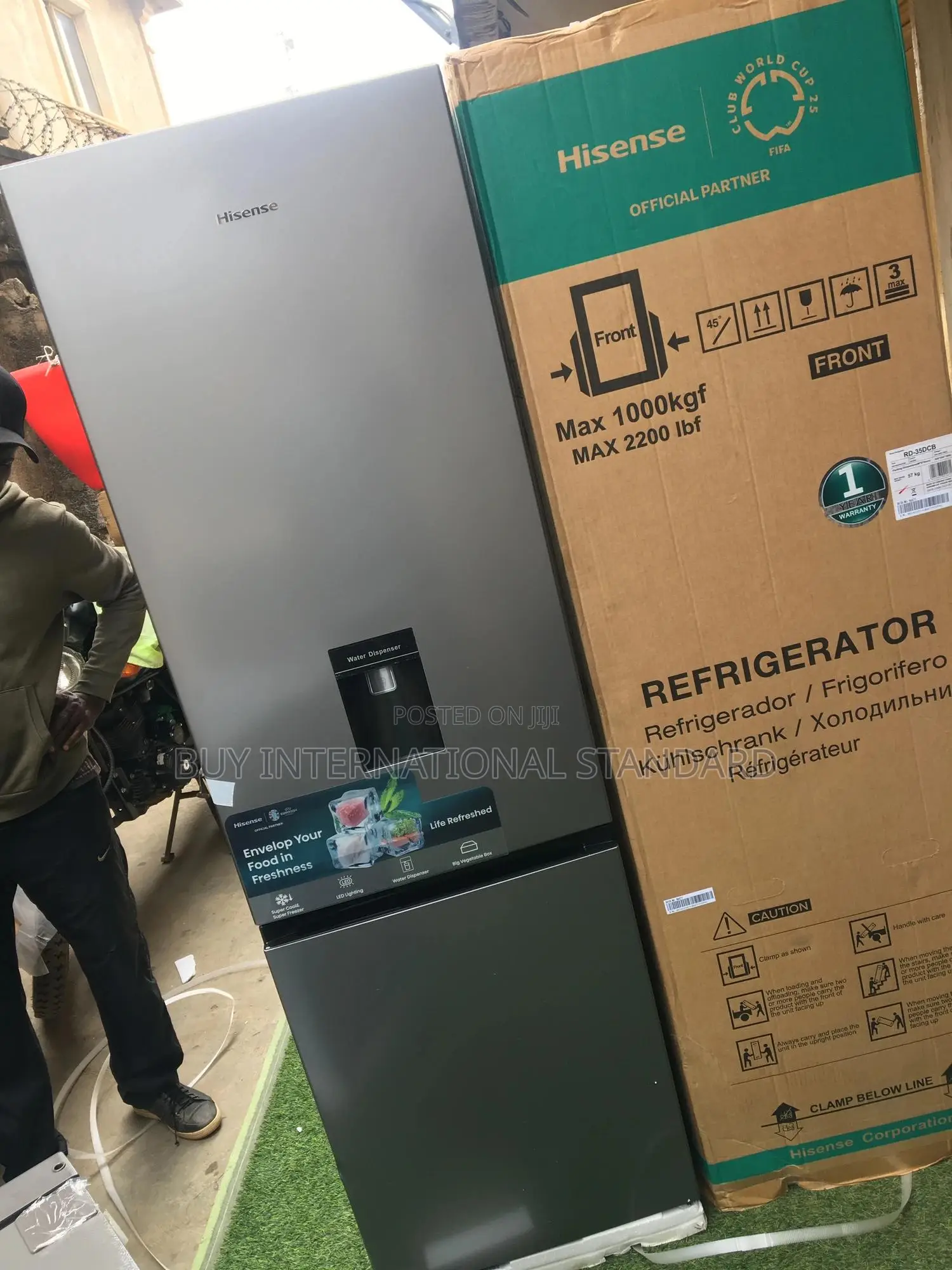 Hisense 264l Refrigerator With Large Freezer – New