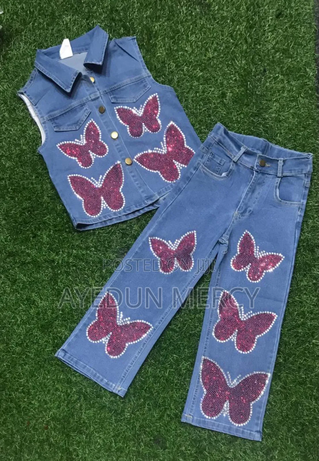 Luxury Girls 2pcs Denim