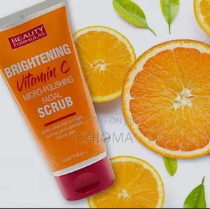 Beauty Formulas Brightening Vitamin C Micro-Polishing Facial Scrub
