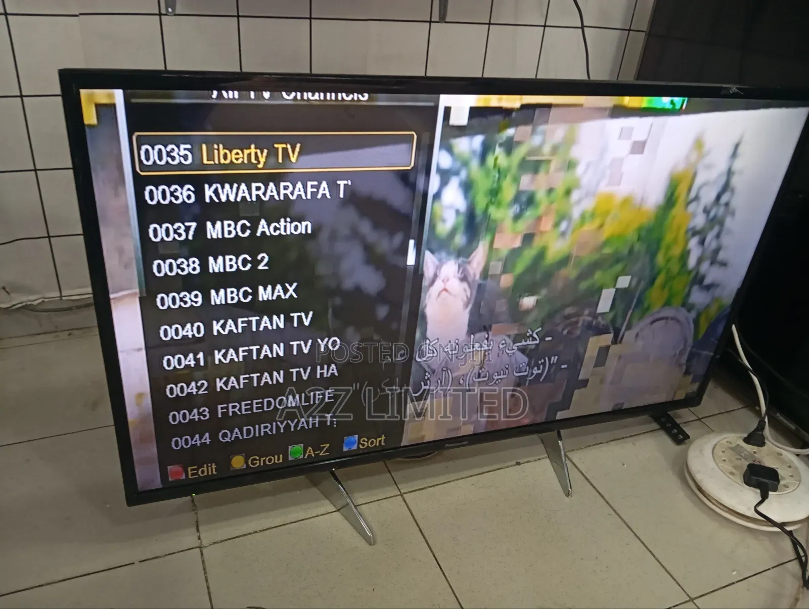 Panasonic Hd Led Tv 42inches With Free Strong Universal Decoder