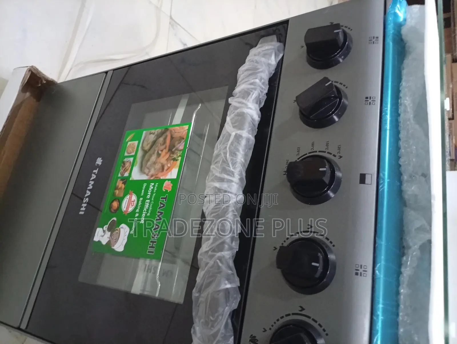 Simplified Four-Burner Gas Cooker