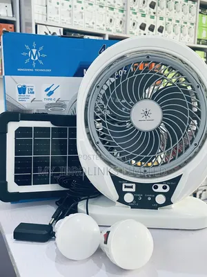 Rechargeable Solar Fan