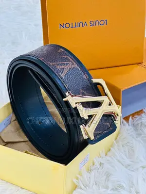Louis Vuitton Quality Luxury Men Genuine Leather Belt