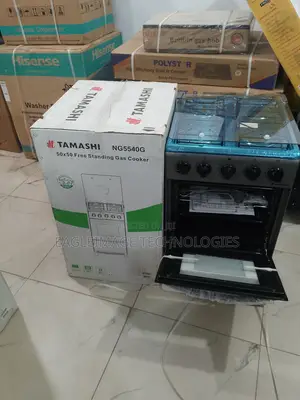 Brand New Tamashi 50x50 Gas Cooker – Silver Finish