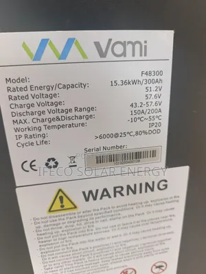Vami Lithium Ion Battery 15kwh 48v