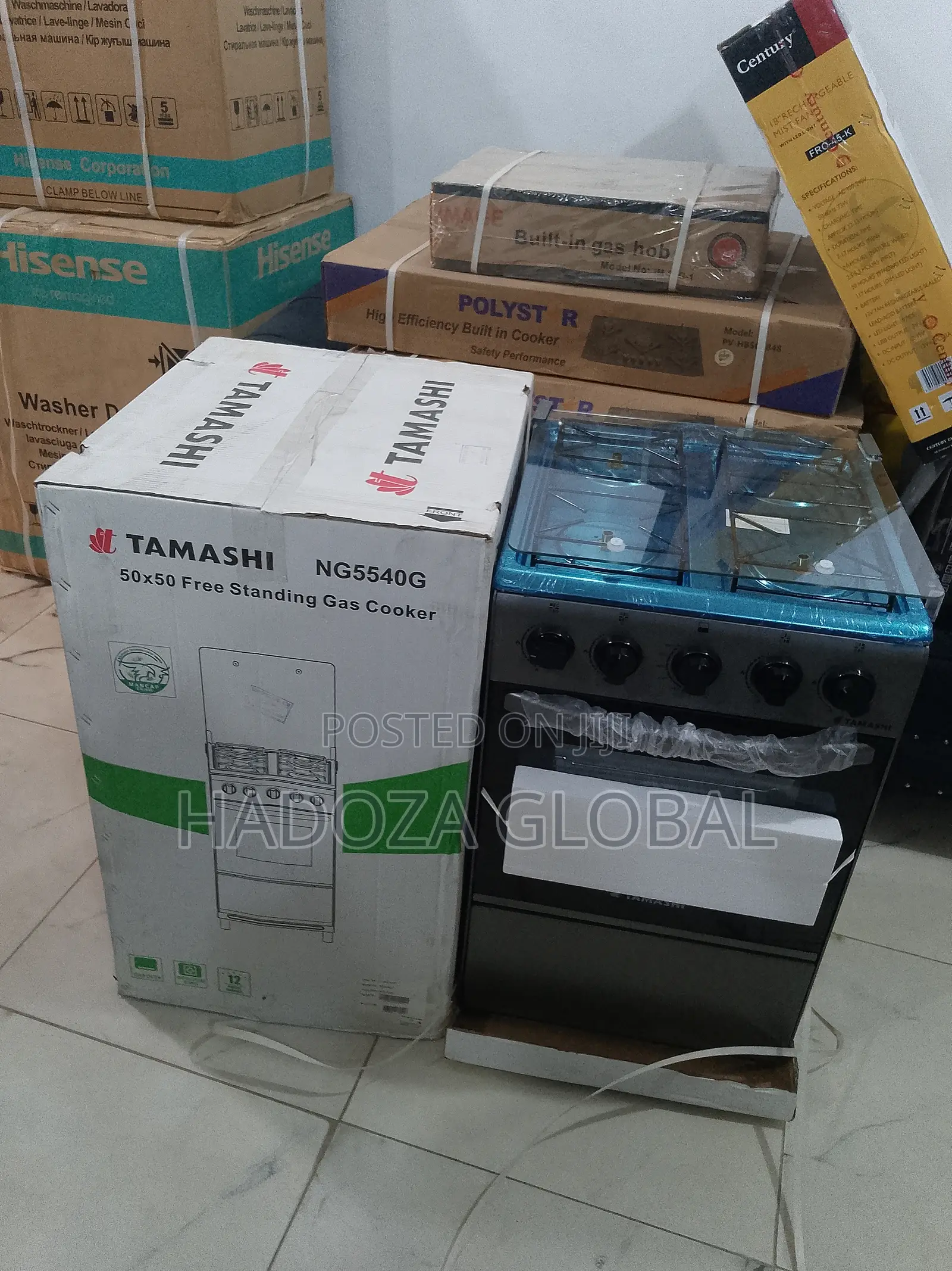 Tamashi 4-burner Cooker, Ng5540g Version