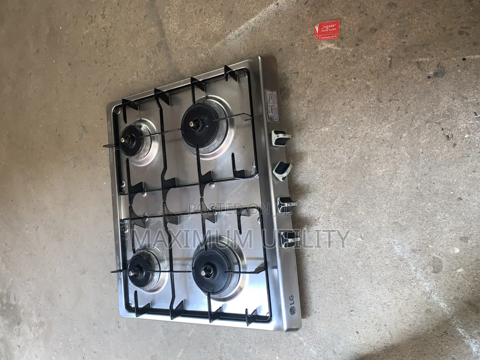 Four Burner Stainless Steel Cooker