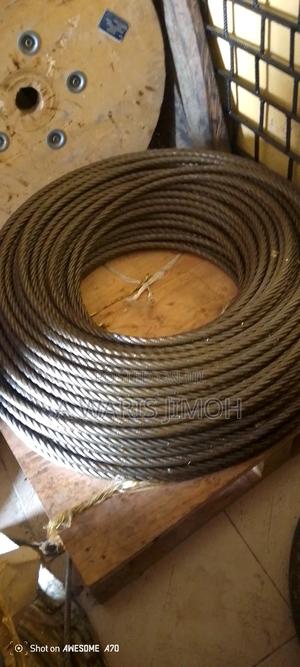 20mm Black Steel Wire Rope for sale - A Waris Jimoh Price: ₦ 6,000 on ...