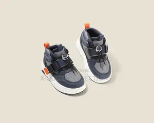 Heidi Boys Navy Blue Ankle Boots (26-32)