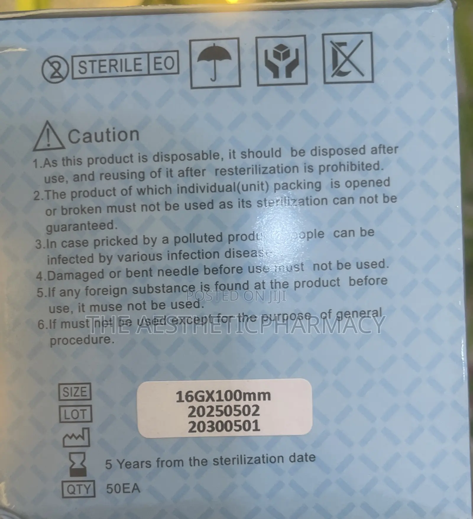16gx100mm Cannula Needle