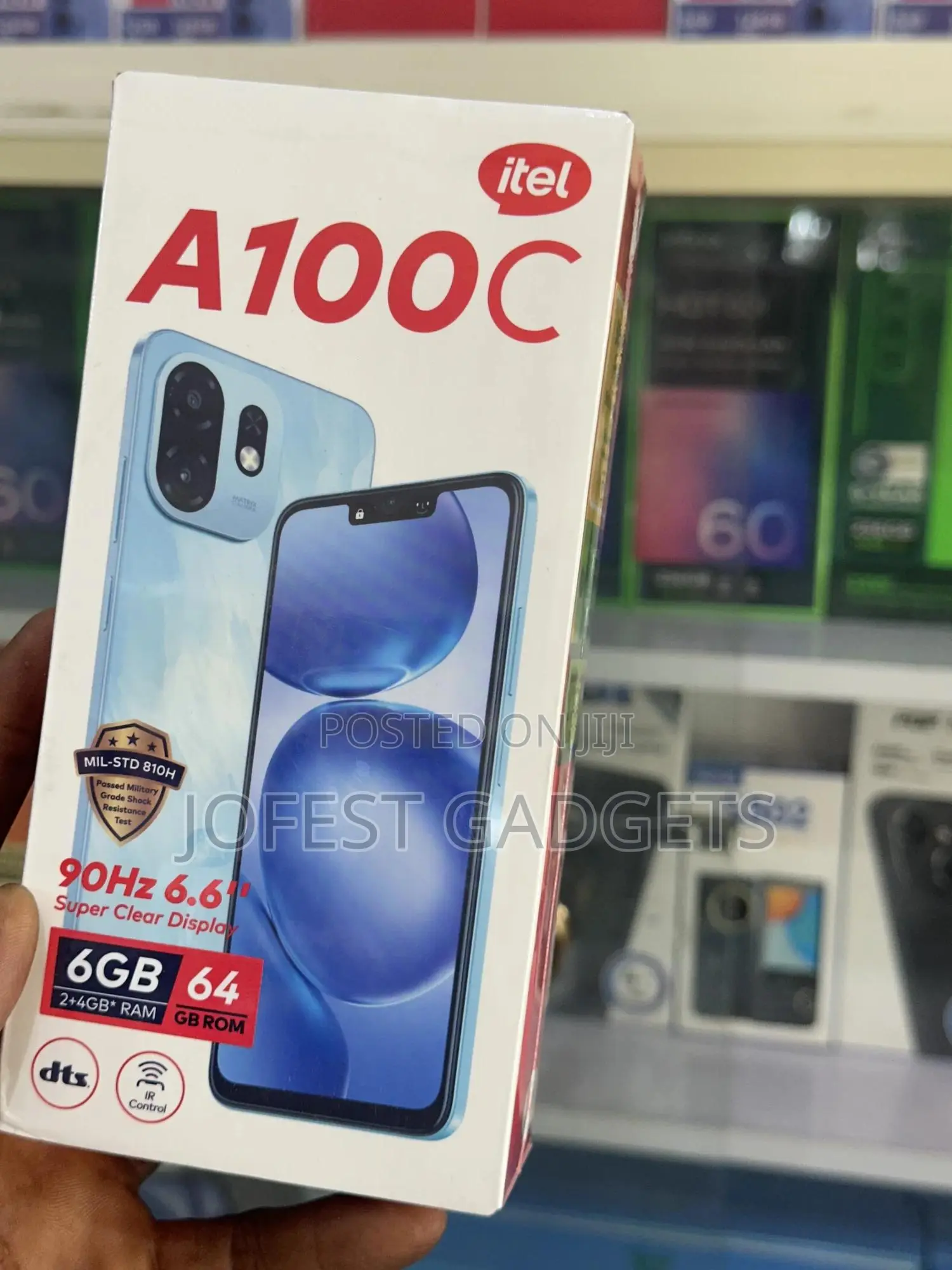 New Itel A100C 64 GB Black