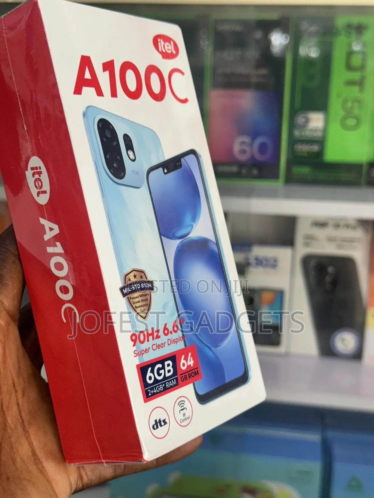 New Itel A100C 64 GB Black