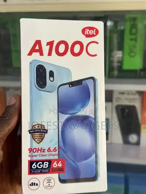 New Itel A100C 64 GB Black