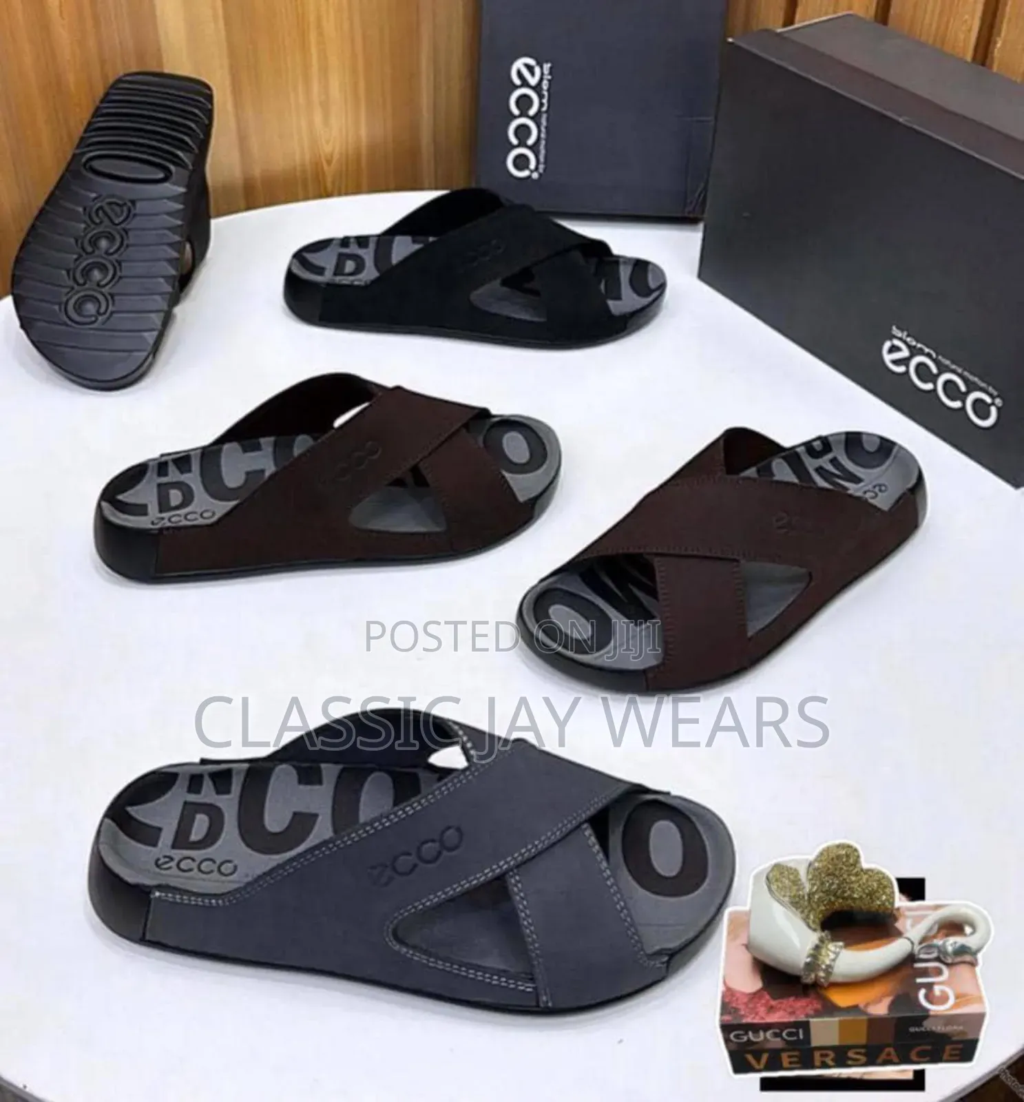 Original Light Weight Ecco Slippers Available