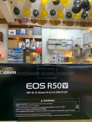 Canon Eos R50 v Mirrorless Camera + Rf-S 14-30mm Kit Lens