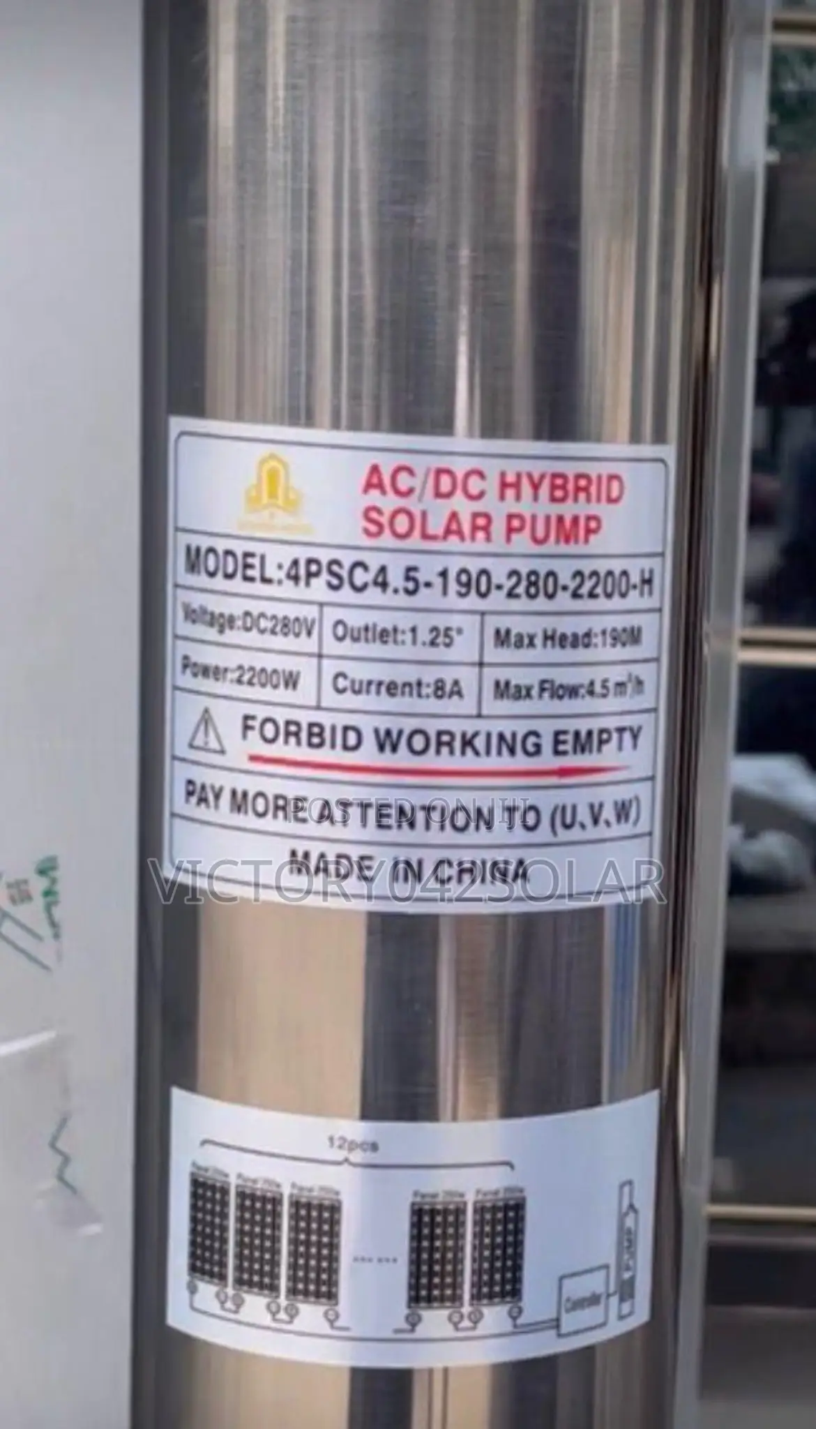 Ac/Dc Hybrid Solar Pump