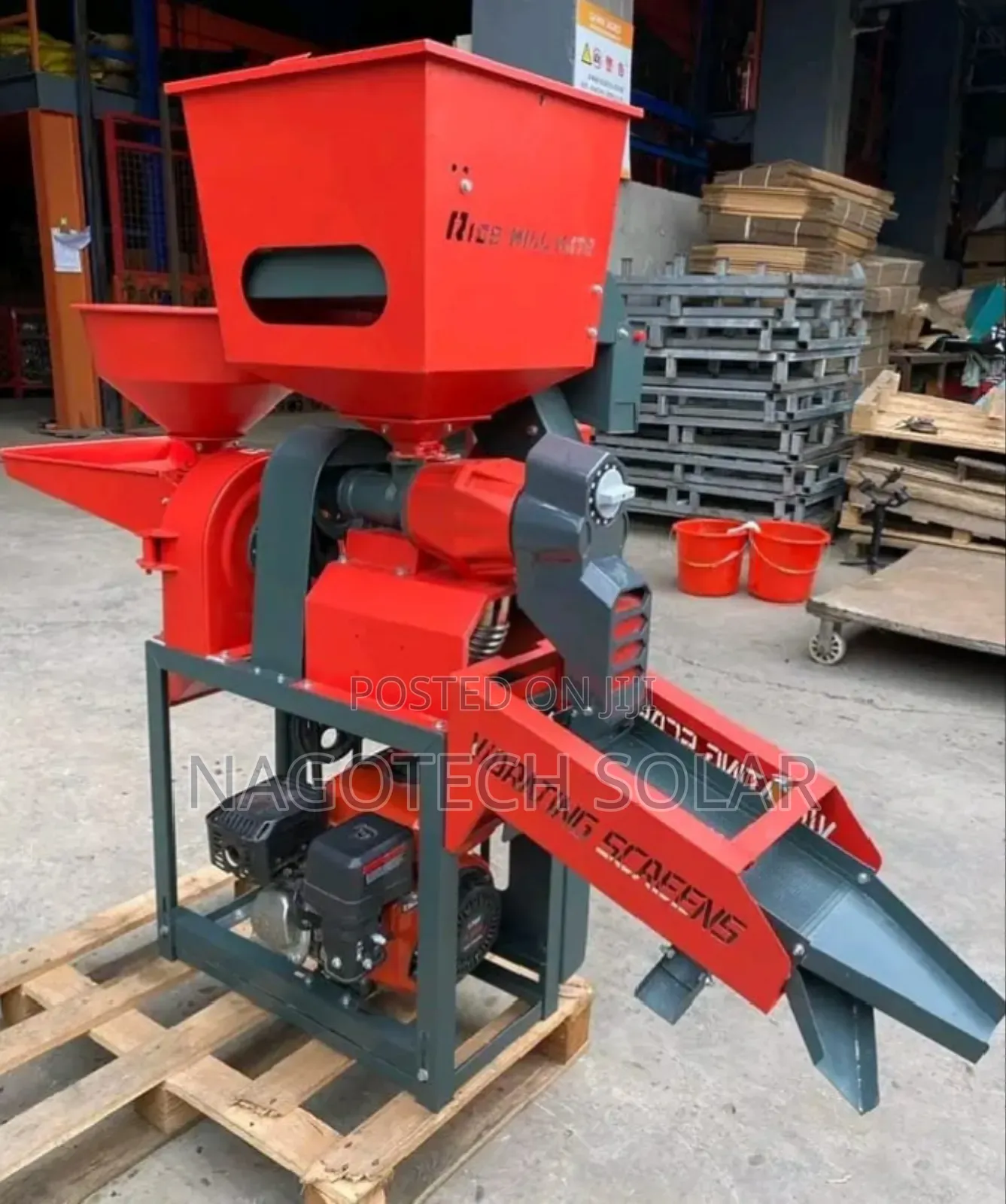 Original 4 In1 Rice Milling Machine
