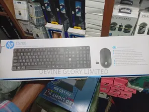 Hp Cs700 Wireless Keyboard Mouse Combo – 2.4ghz, Ergonomic