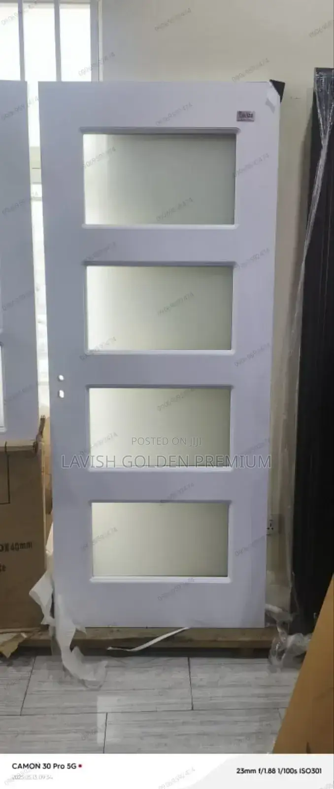 White Kitchen Doors With Glass