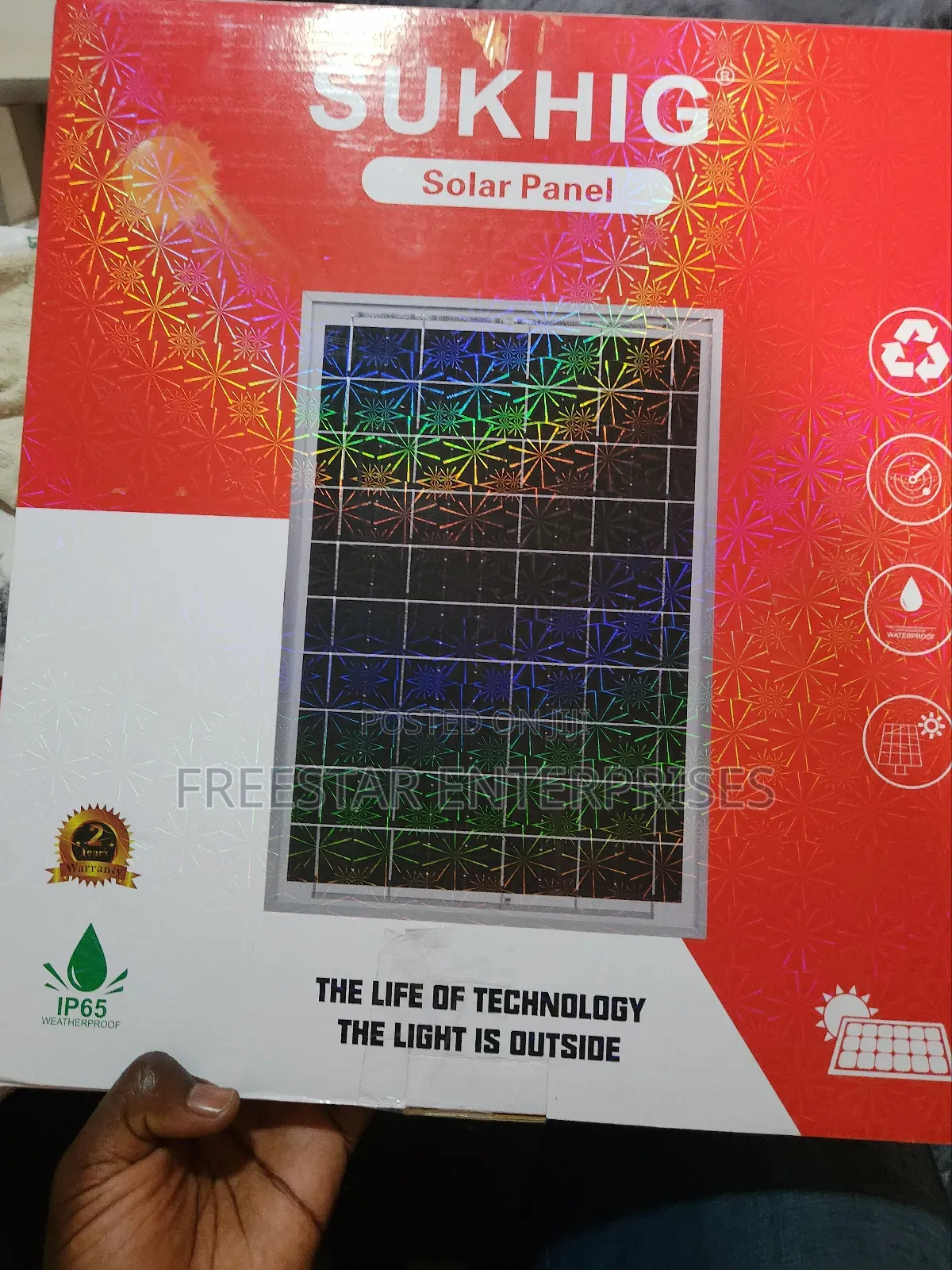 Sukhig 300w Flood Light Solar Panel.