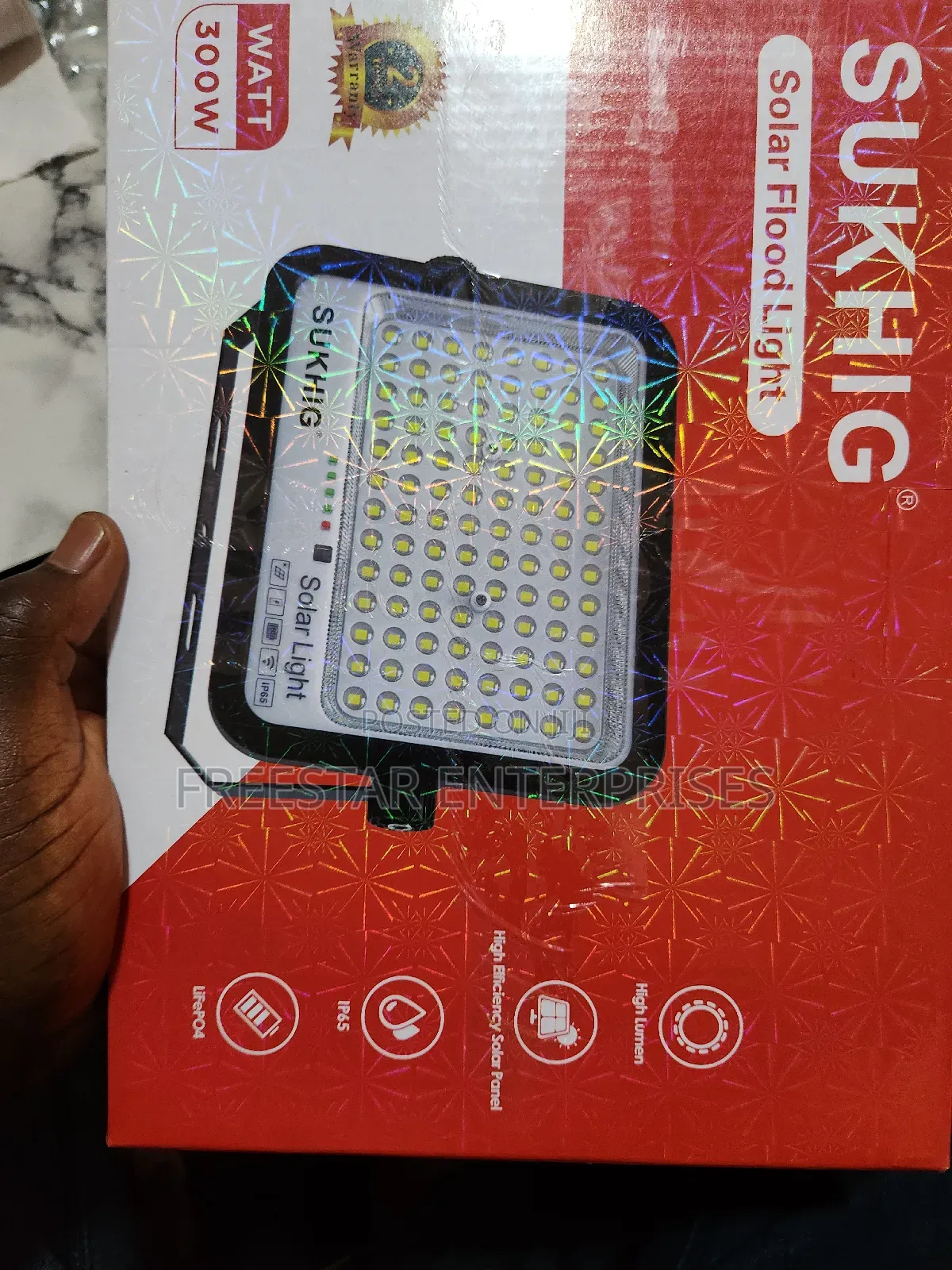 Sukhig 300w Flood Light Solar Panel.