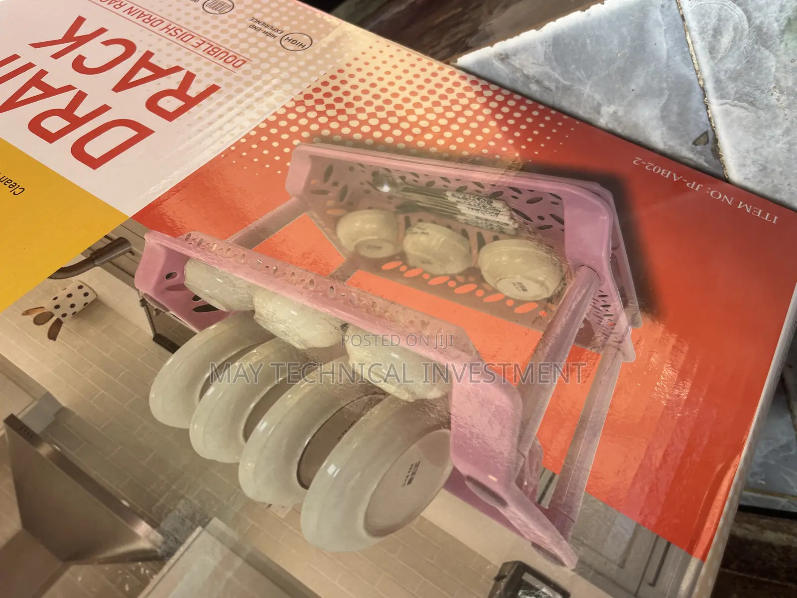 2 Layer Plastic Plate Rack