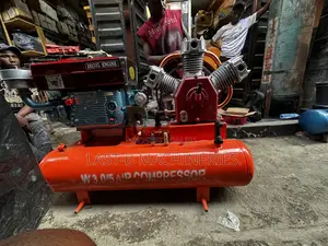 Double Tank 10hp Compressor With Diesel Engine.