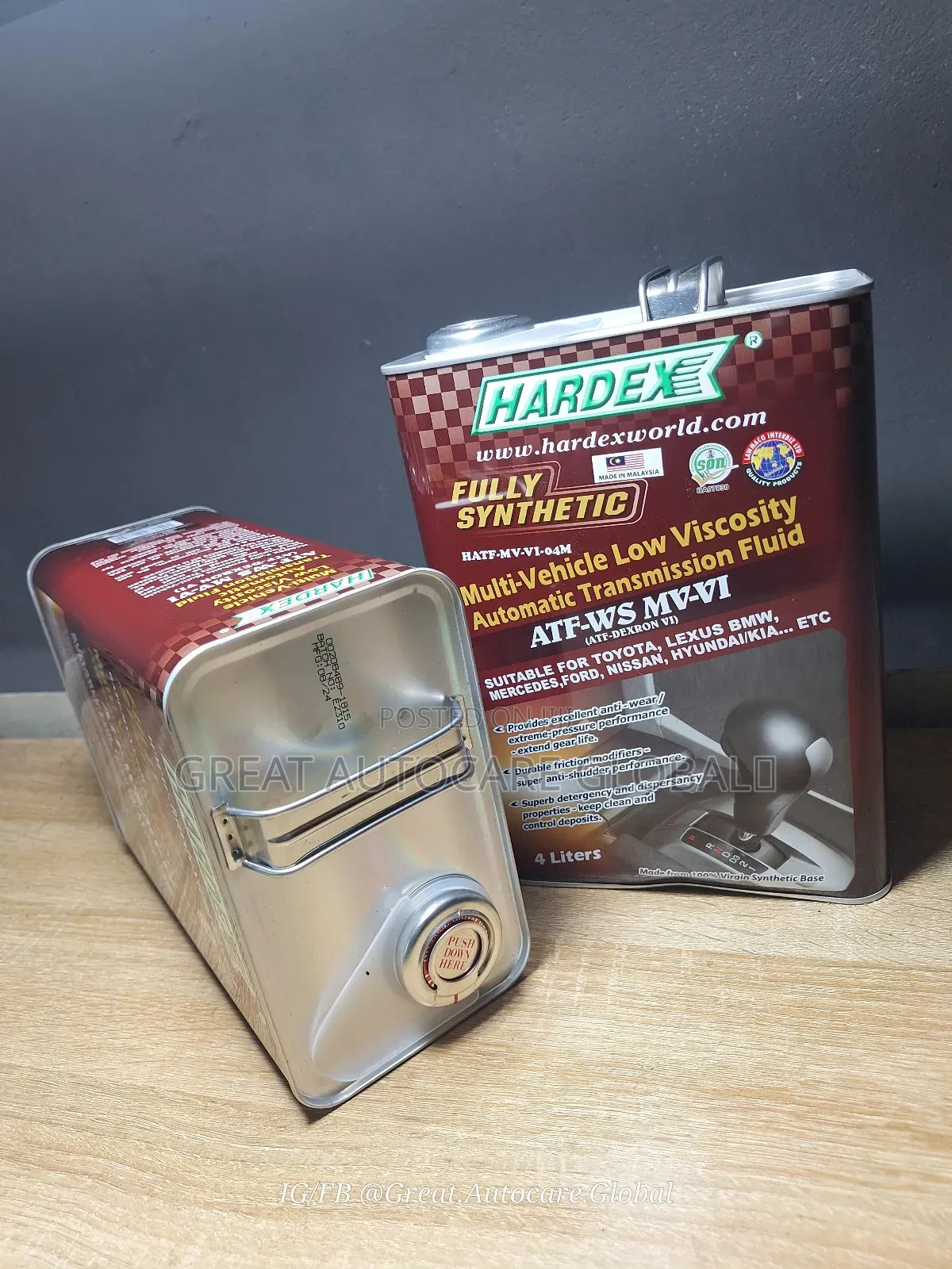 Hardex Fully Synthetic Automatic Transmission Fluid (Atf)