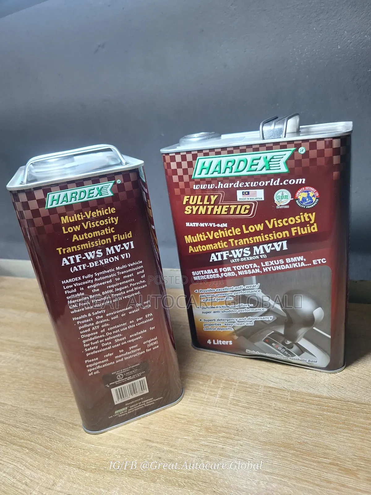 Hardex Fully Synthetic Automatic Transmission Fluid (Atf)