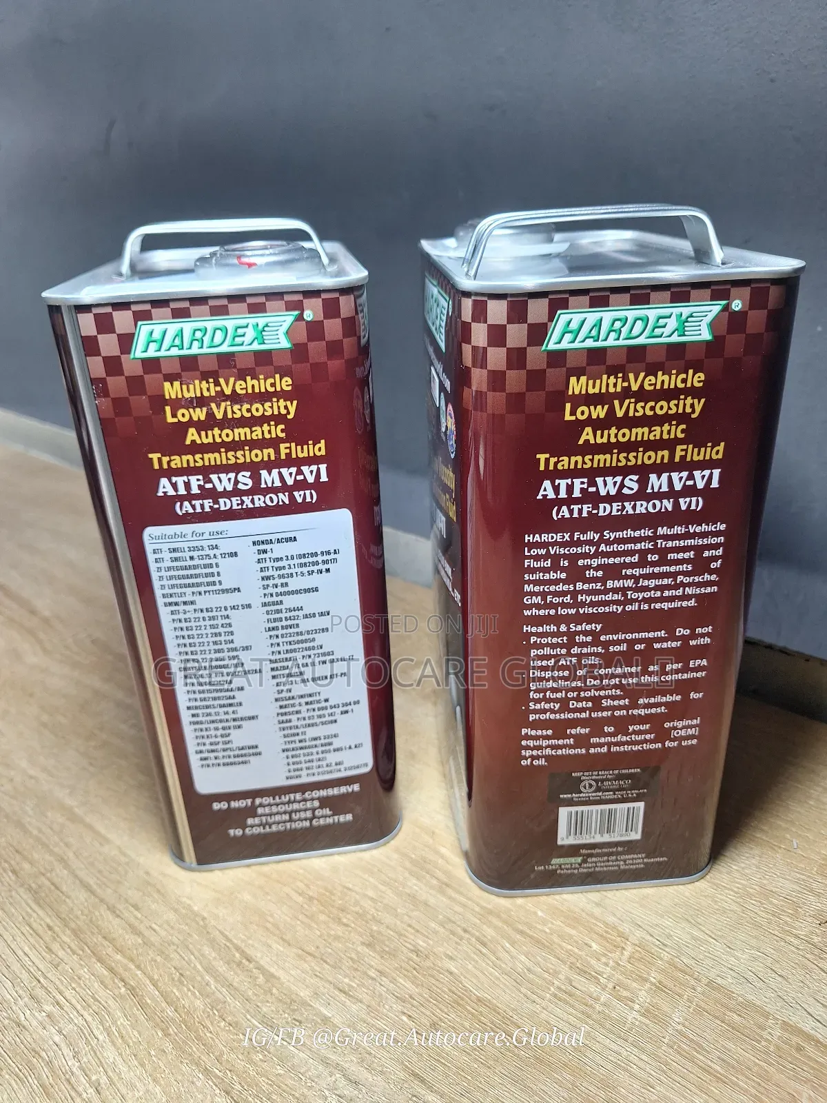 Hardex Fully Synthetic Automatic Transmission Fluid (Atf)