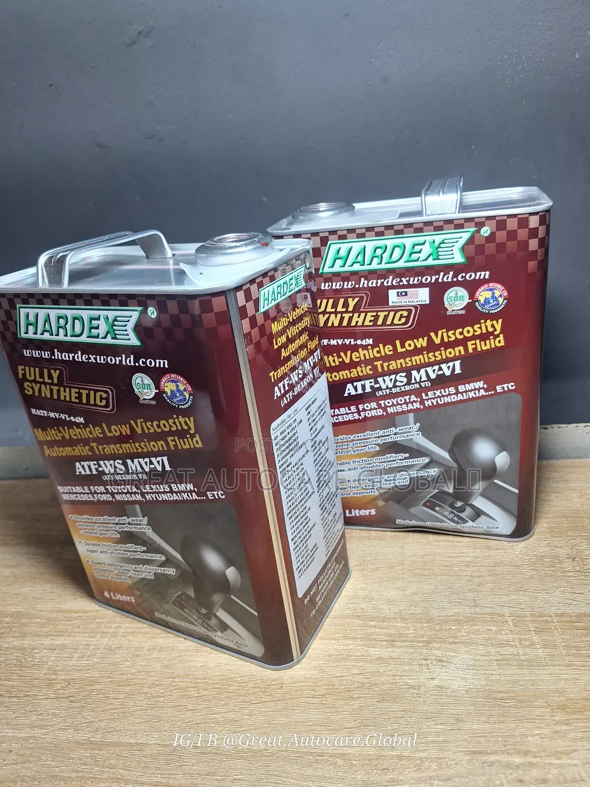 Hardex Fully Synthetic Automatic Transmission Fluid (Atf)