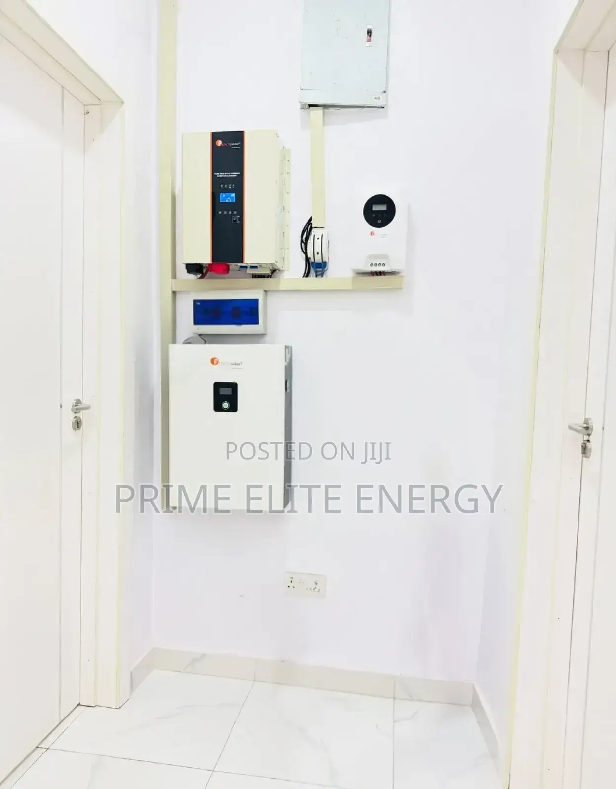 Full Setup Of 5kva Inverter/ 10kwh Battery Back 6kwp Solar Array