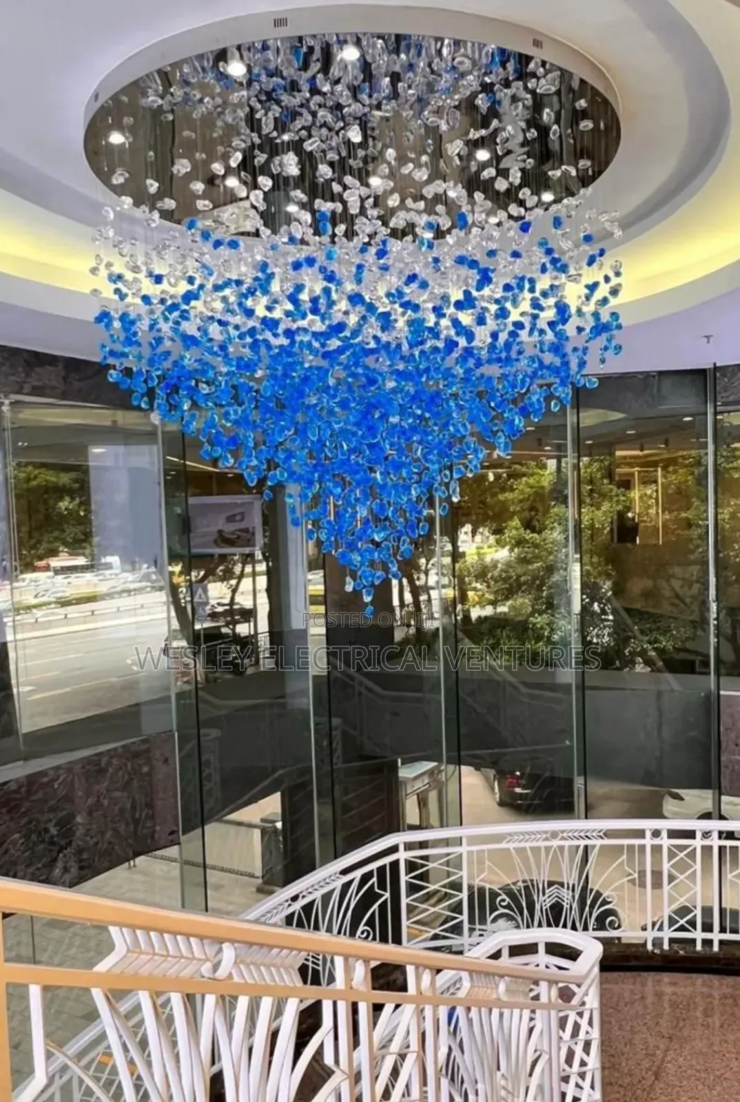 800mm Crystal Stone Chandelier