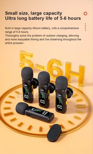 T90 Anc Clip-on Magnetic Buckle 3in1 Microphone Led Display All Device