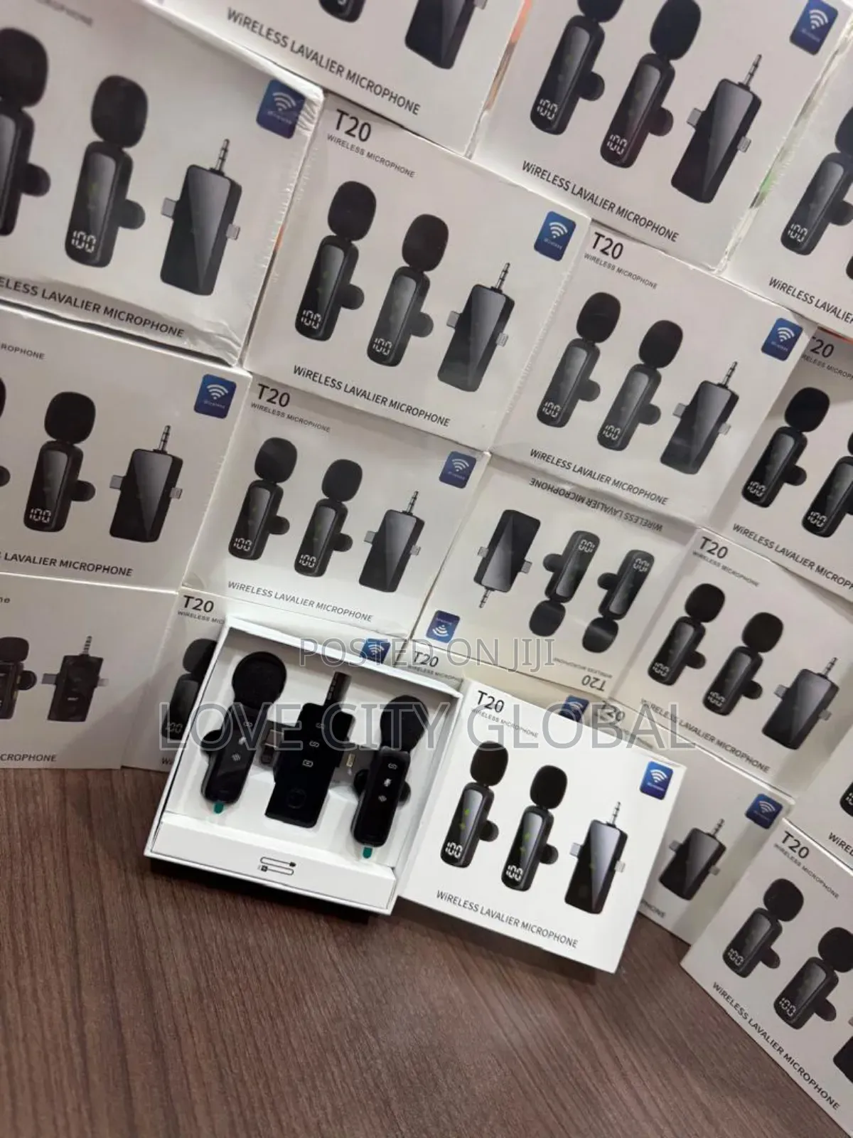 T20 Dual Anc Wireless Microphone Led Display for iPhone,Type C, Camera
