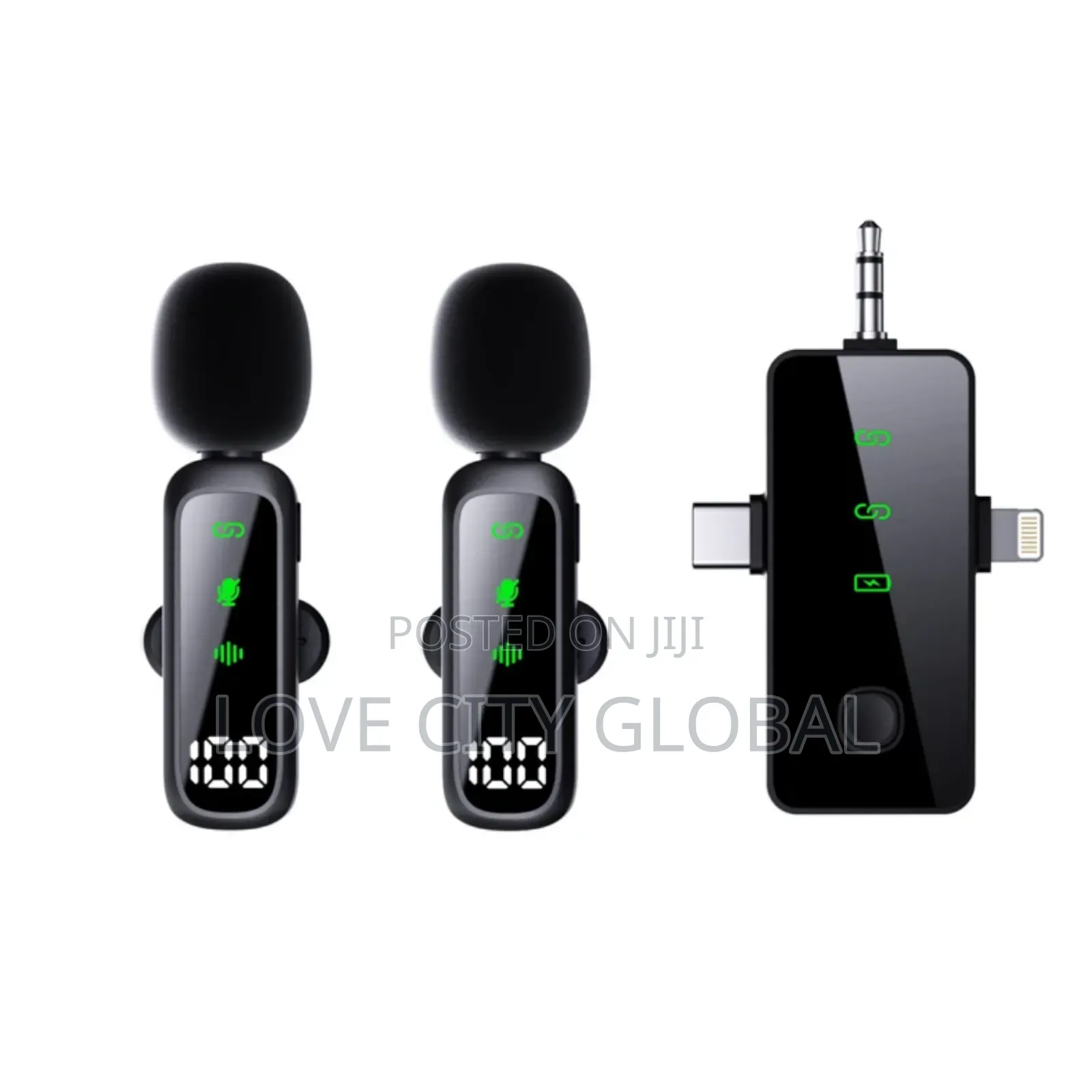 T20 Dual Anc Wireless Microphone Led Display for iPhone,Type C, Camera