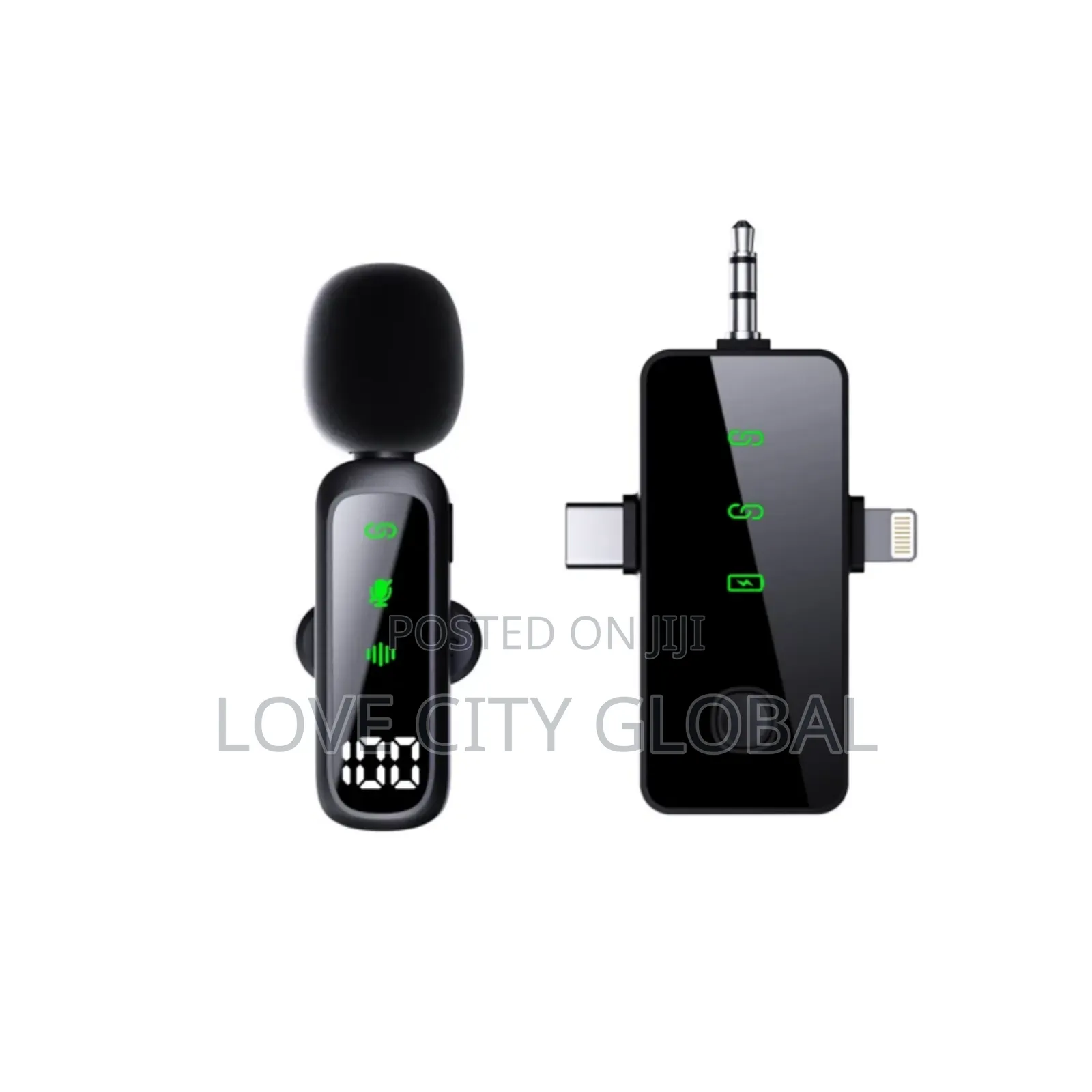 T20 Dual Anc Wireless Microphone Led Display for iPhone,Type C, Camera