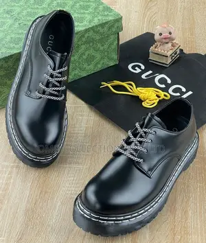 Luxury Gucci Leather Men’S Shoes – Fully Boxed