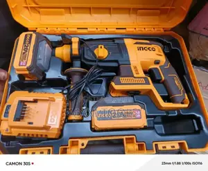 Ingco 20v Cordless Rotary Hammer Drill Kit,