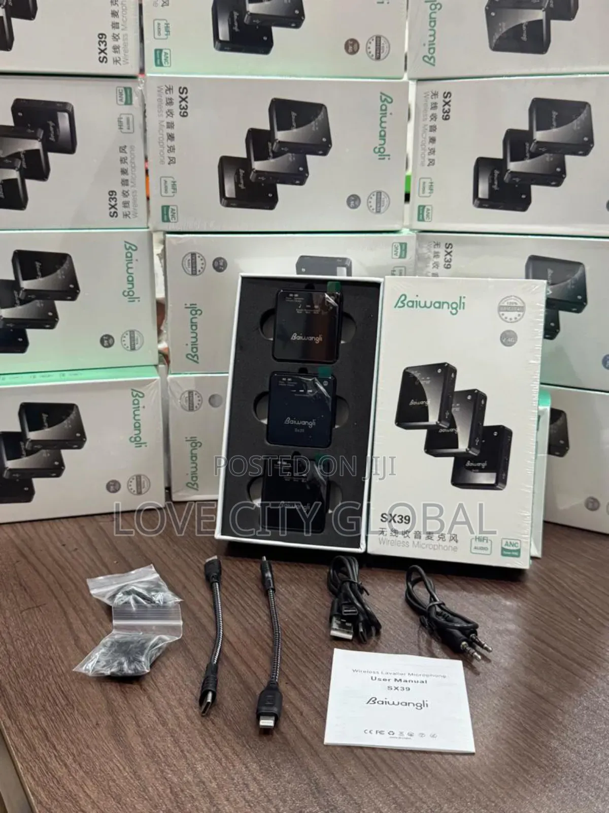 Sx39 Dual Anc Baiwangli Microphone 3in1 Receiver iPhone,Type C, Camera