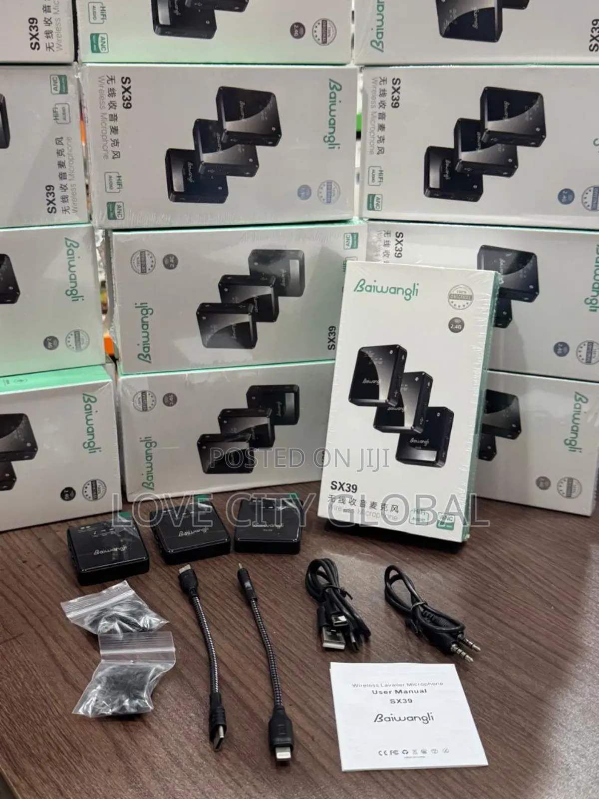 Sx39 Dual Anc Baiwangli Microphone 3in1 Receiver iPhone,Type C, Camera