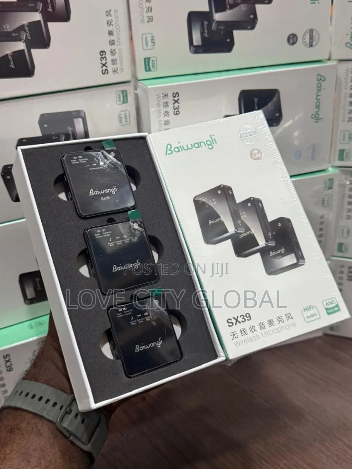 Sx39 Dual Anc Baiwangli Microphone 3in1 Receiver iPhone,Type C, Camera