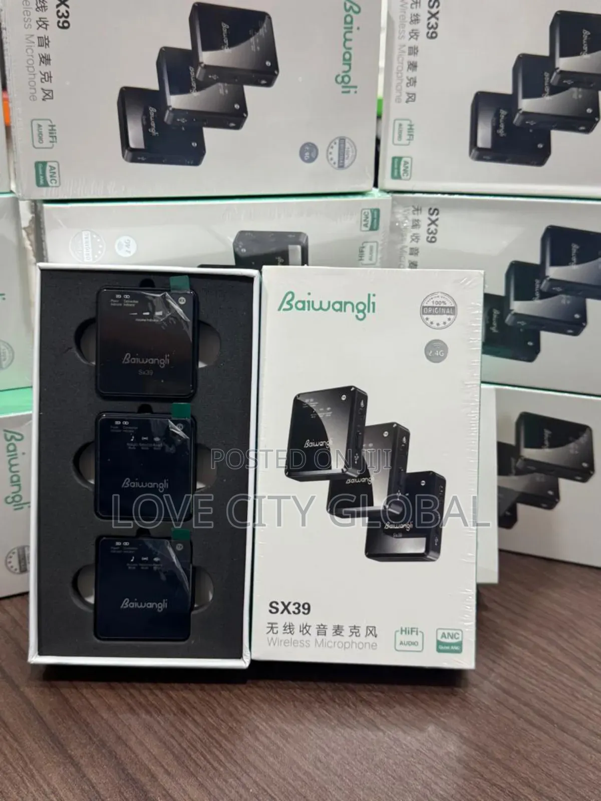 Sx39 Dual Anc Baiwangli Microphone 3in1 Receiver iPhone,Type C, Camera