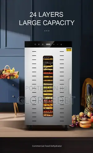 24 Trays Touch Screen Stainless Steel Dehydrator